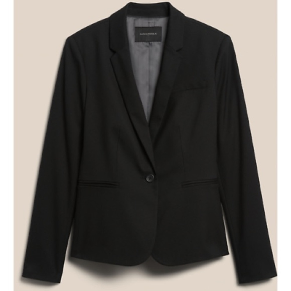 Banana Republic Classic Suit Blazer in Black
